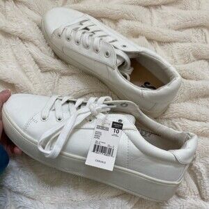 NWT SM Avril white sneakers SIZE 10 BRAND NEW